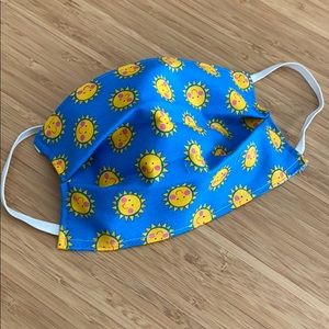 Here comes the sun face mask